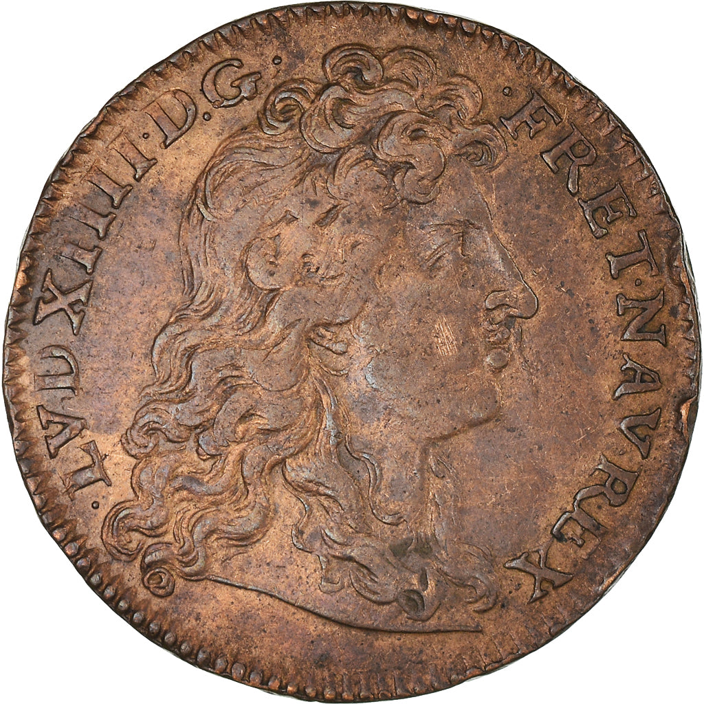 França, Token, Luís XIV, Chambre aux Deniers, História, 1680, AU(50-53)