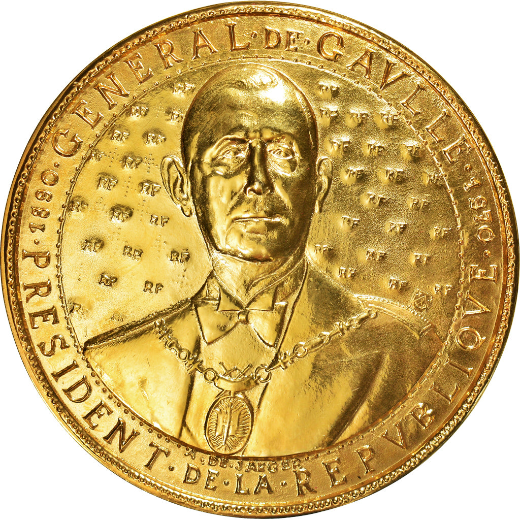 France, Medal, Hommage au Général de Gaulle, La Boisserie, Politics, De