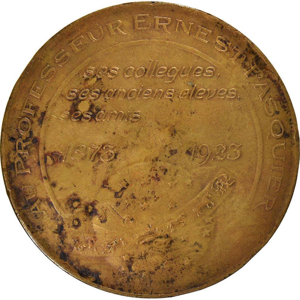 Frankreich, Medaille, Professeur Ernest Pasquier, Sciences & Technologies, 1923