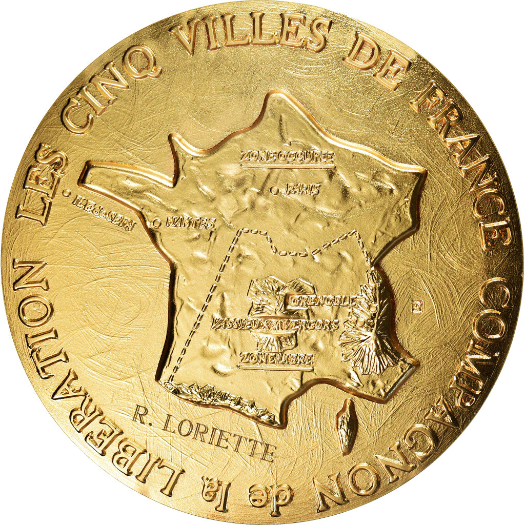 Frankreich, Medaille, Jean Moulin, Unificateur de la Résistance, WAR, STGL