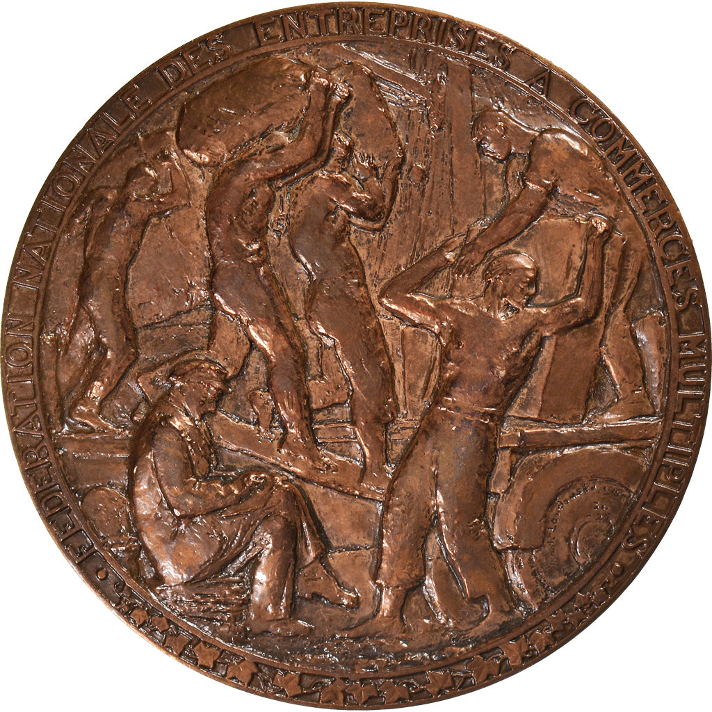 Frankreich, Medaille, Fédération Nationale des Entreprises à Commerces