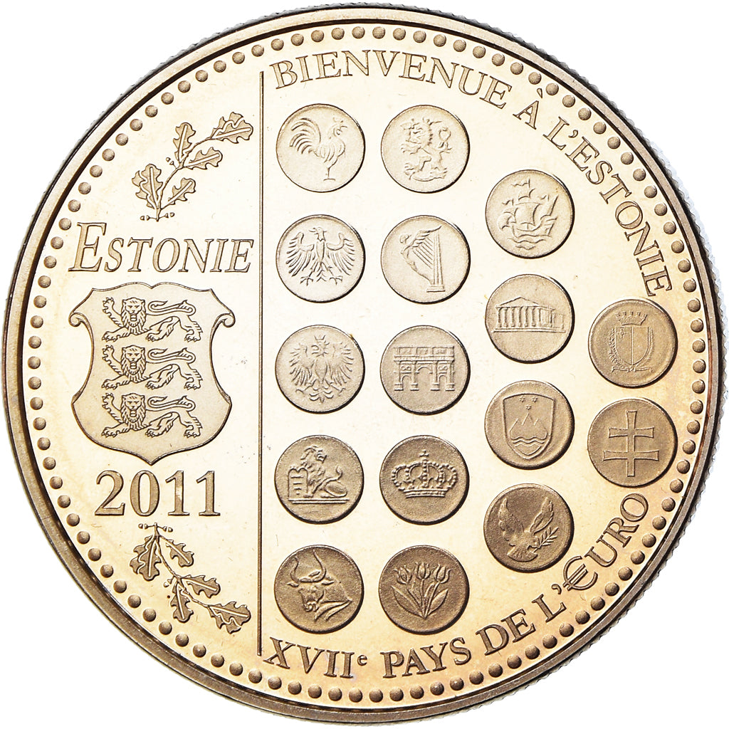 Francia, medaglia, L'Europe des XXVII, Bienvenue à l'Estonie, Politics, 2011