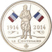 France, Medal, Centenaire de la Première Guerre Mondiale, WAR, 2014, MS(65-70)
