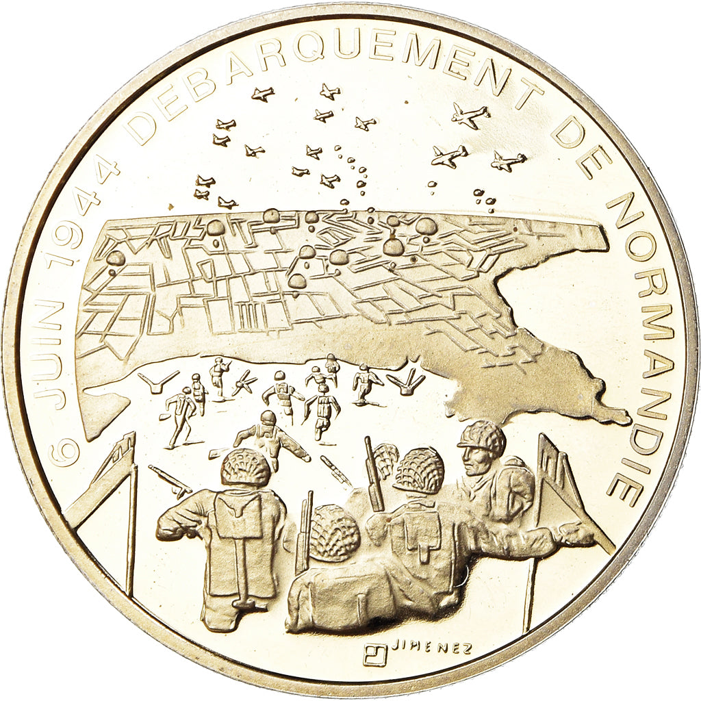 Francia, medaglia, 1939-1945, Débarquement de Normandie, WAR, 2014, SPL