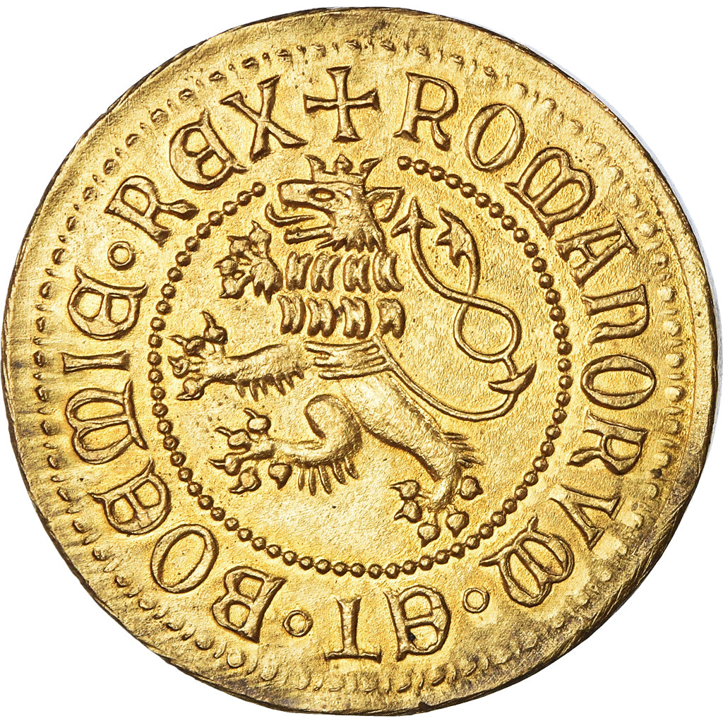 Frankreich, Medaille, Karl IV, Roi de Bohême, History, VZ, Bronze
