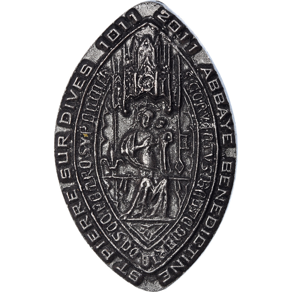France, Medal, Abbaye Bénédictine de Saint-Pierre-sur-Dives, Religions &