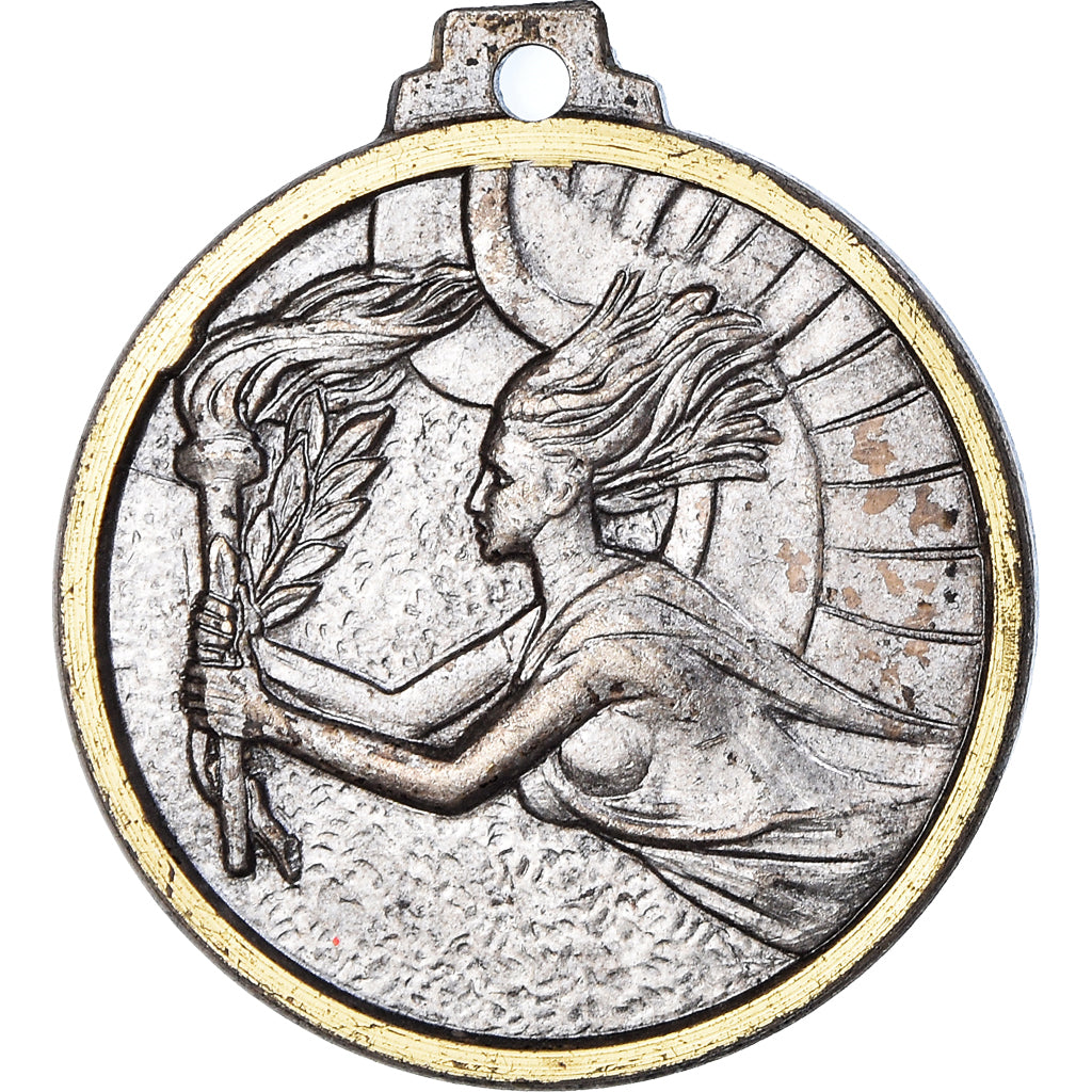 Frankreich, Medaille, Récompense, Flamme Olympique, Sport, SS+, Métal