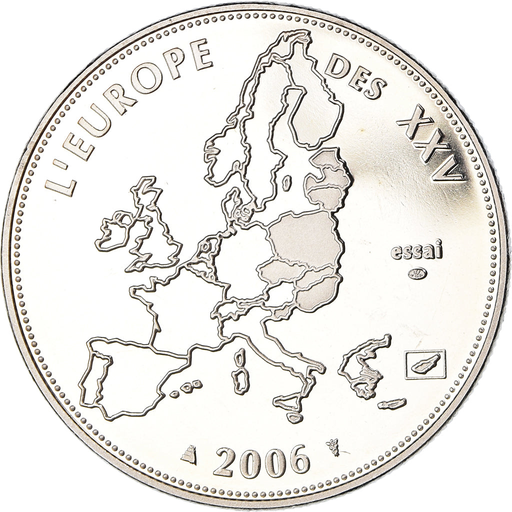 Francia, medaglia, L'Europe des XXV, Dernière Année des 12 Pays de l'Euro