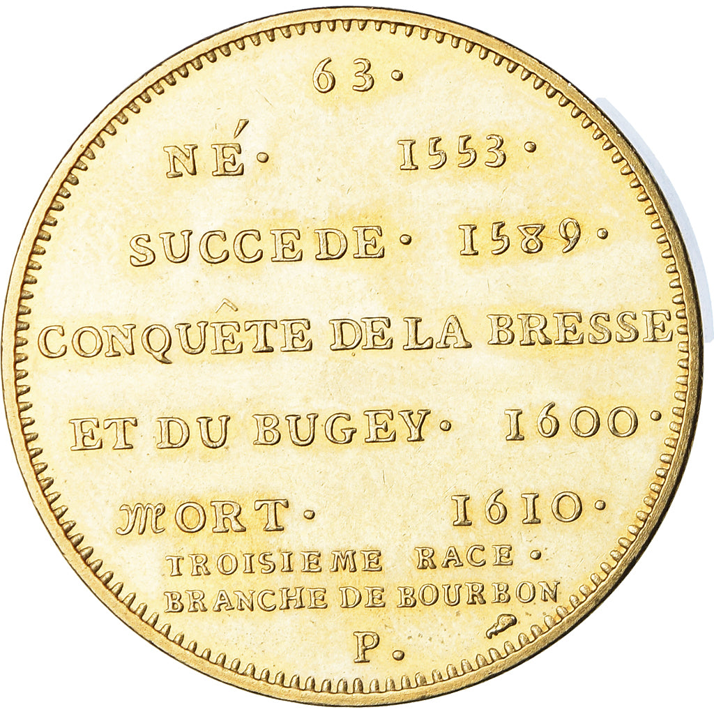 Frankrijk, Medaille, Roi de France, Henri IV, History, Piéfort, FDC