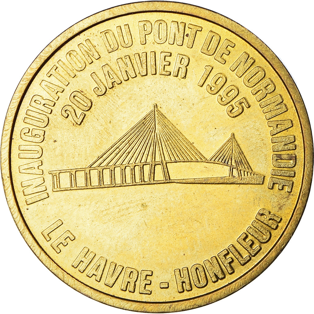 France, Jeton, Amicale numismatique du Havre - Inauguration du Pont de