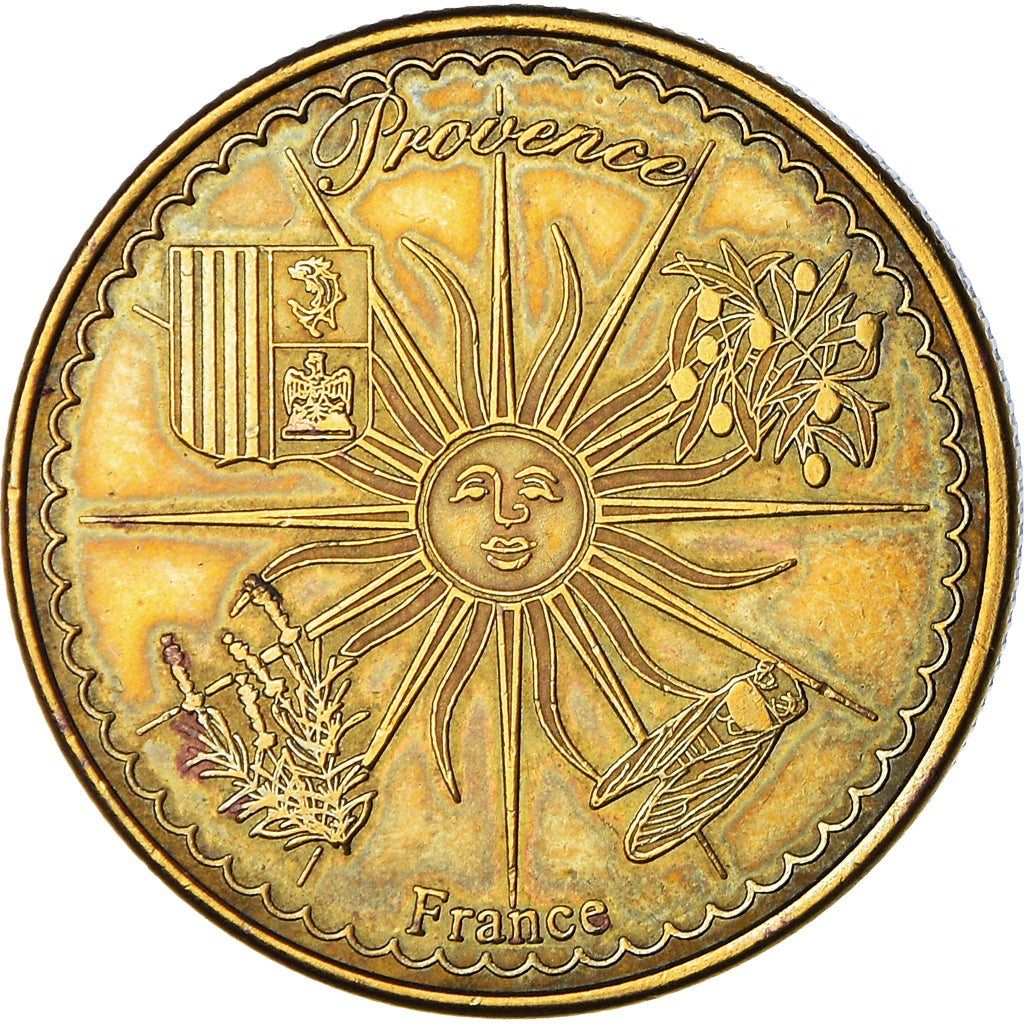 France, Token, Touristic token, Provence - Ramatuelle, AU(50-53), Copper-nickel
