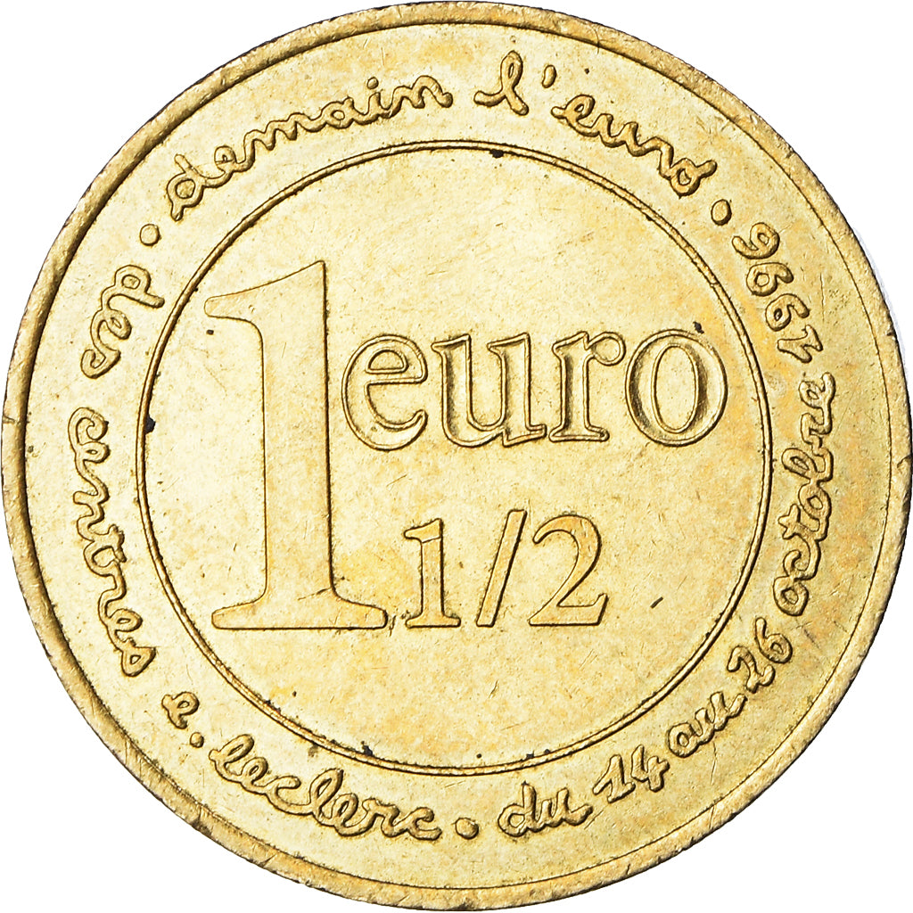 Francia, medaglia, Demain l'Euro, Society, 1996, SPL-, Alluminio-bronzo