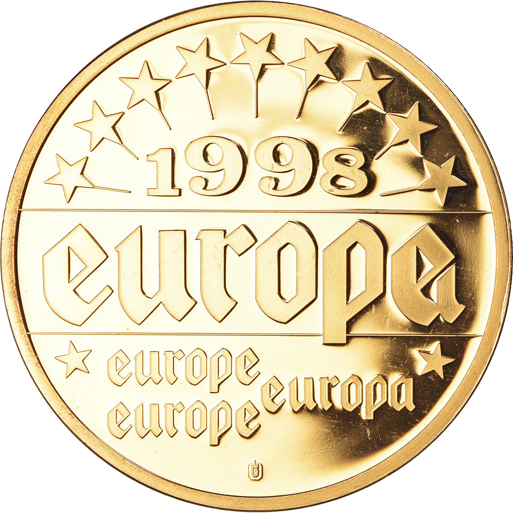 Frankrijk, Medaille, Europe, Antonio Guterres, Politics, UNC, Copper Gilt