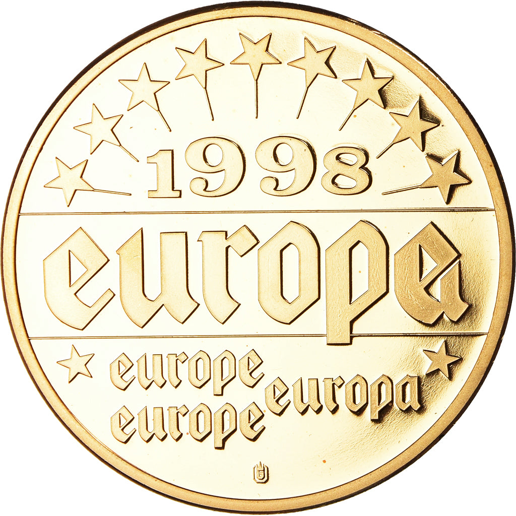 França, Medal, Europe, Konstantinos Simitis, Politics, MS(64), Cobre Dourado