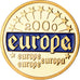 France, Medal, Europe, Europa, Politics, 2000, MS(64), Copper Gilt