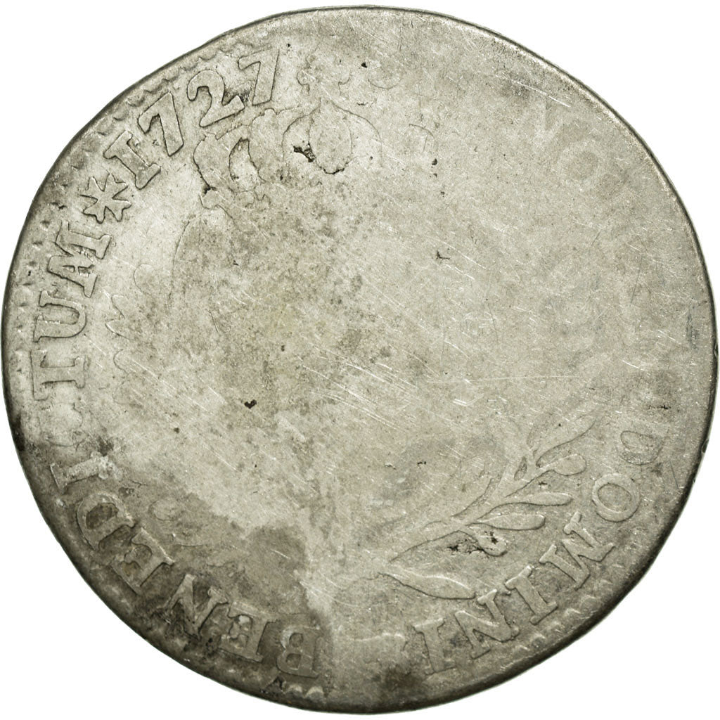 Coin, France, Louis XV, 1/2 Écu de Béarn aux branches d'olivier, 1/2 ECU, 44