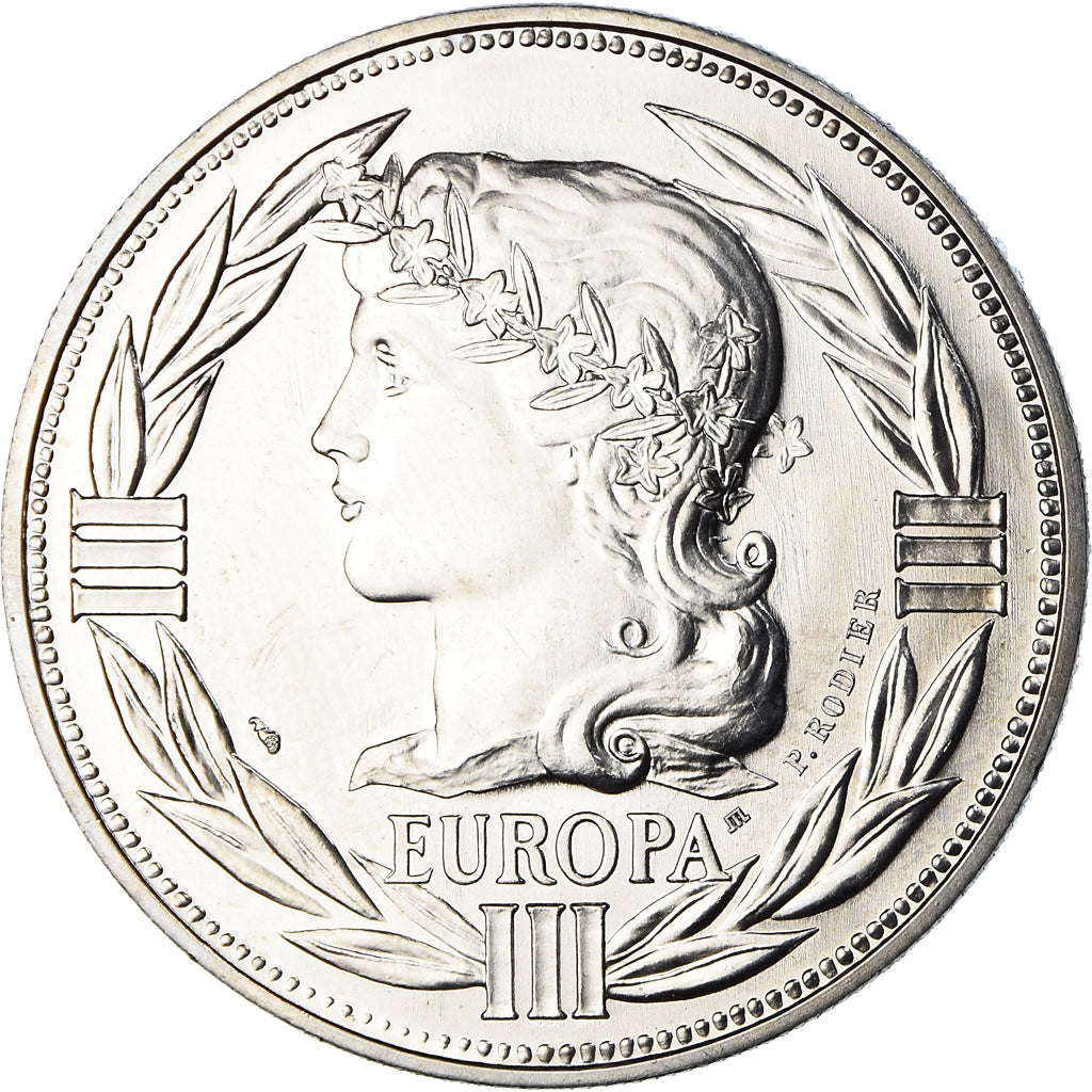 France, Medal, Ecu Europa, Marianne, Politics, 1985, Rodier, MS(65-70)