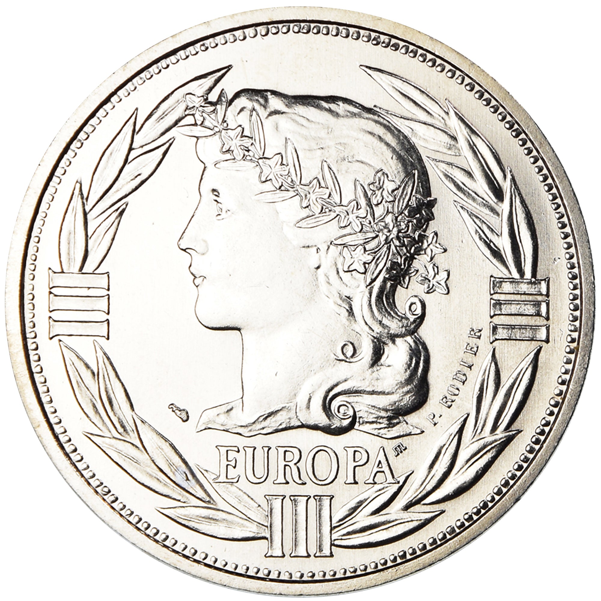 Frankreich, Medaille, Ecu Europa, Marianne, Politics, 1990, Rodier, STGL