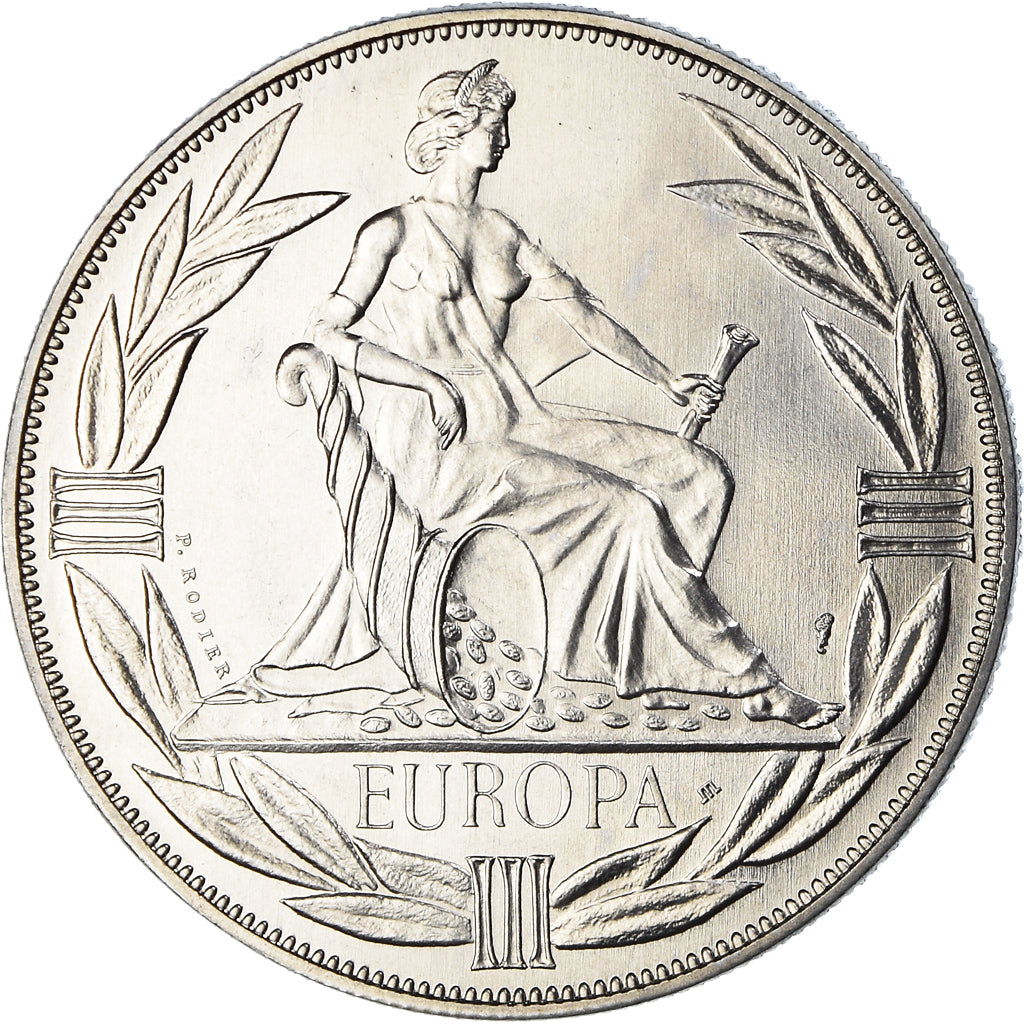 France, Medal, Ecu Europa, Europe Assise, Politics, 1984, Rodier, MS(65-70)