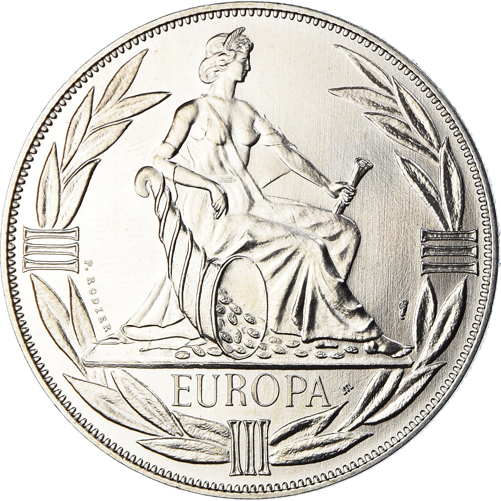 France, Medal, Ecu Europa, Europe Assise, Politics, 1980, Rodier, MS(65-70)