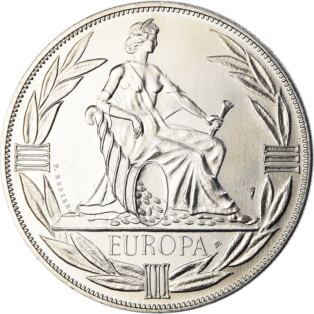 Frankreich, Medaille, Ecu Europa, Europe Assise, Politics, 1981, Rodier, STGL