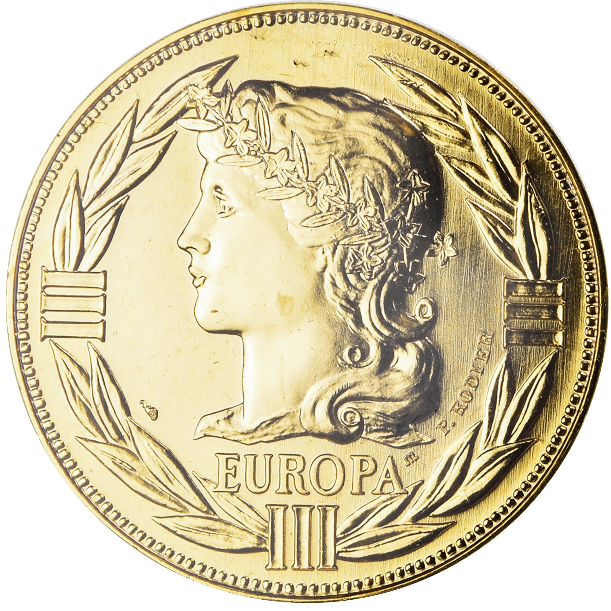 Frankreich, Medaille, Ecu Europa, Marianne, Politics, 1986, Rodier, STGL