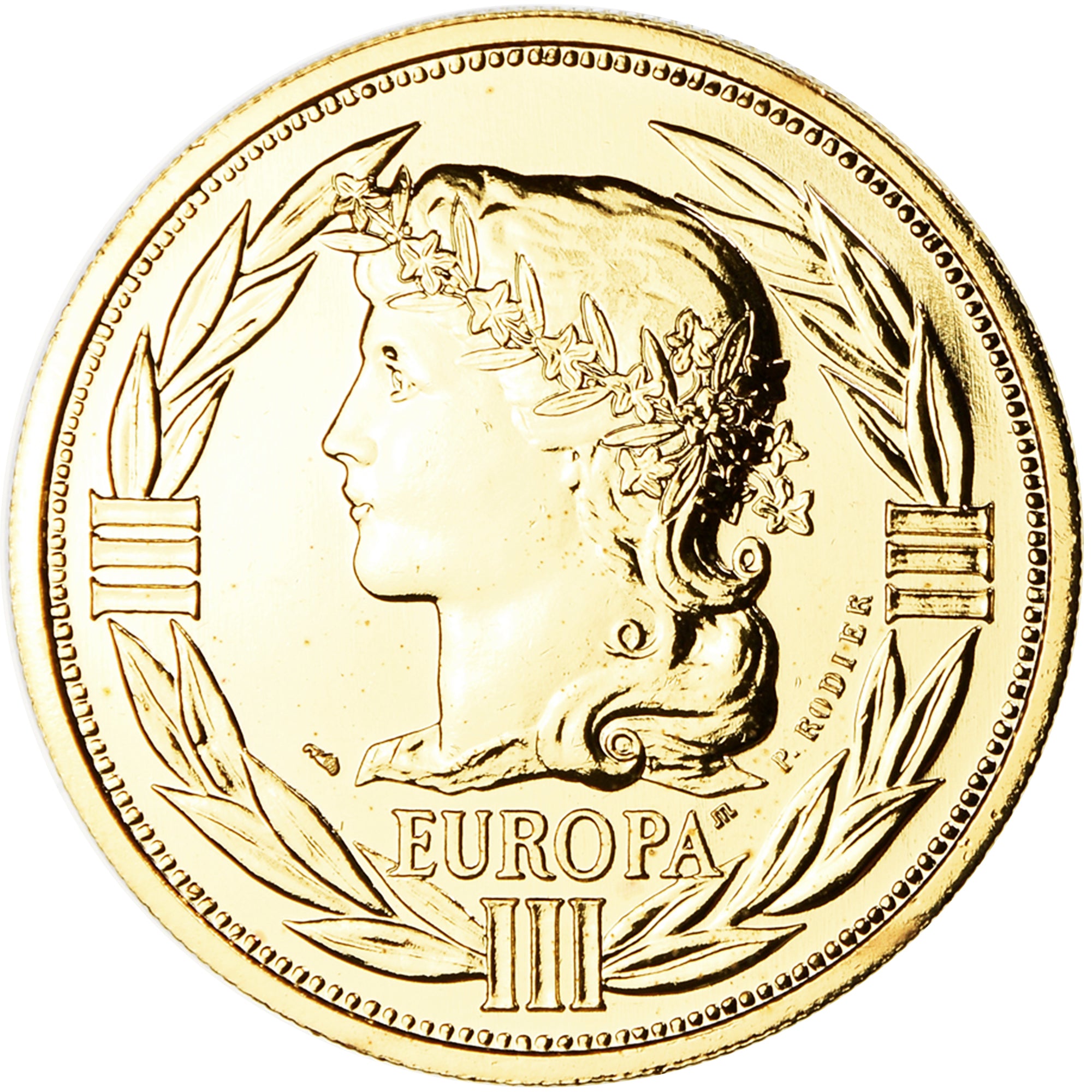 Frankreich, Medaille, Ecu Europa, Marianne, Politics, 1991, Rodier, STGL