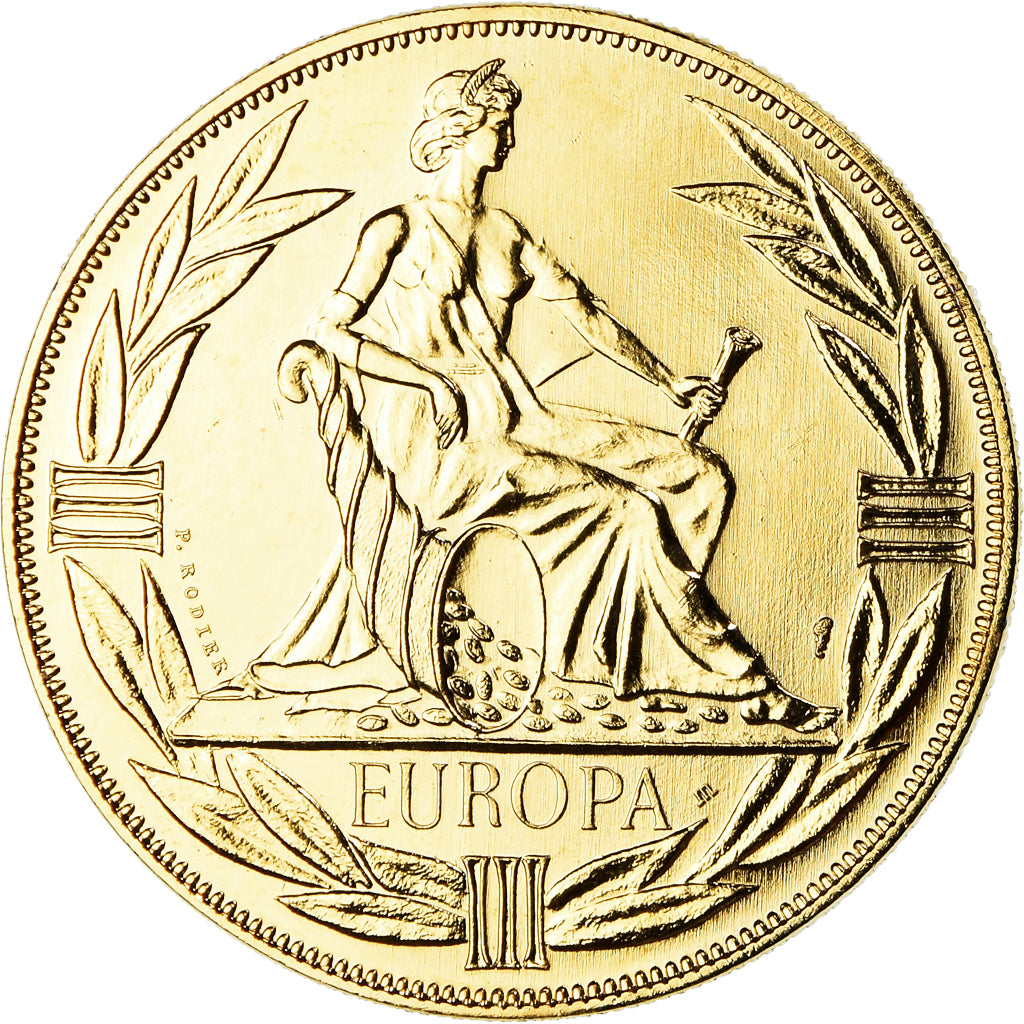 Frankreich, Medaille, Ecu Europa, Europe Assise, Politics, 1982, Rodier, STGL