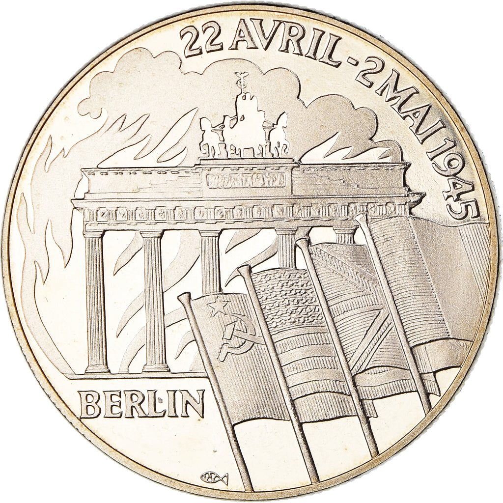 France, Medal, Berlin - 22 Avril - 2 Mai 1945, WAR, 1939-1945, MS(64)