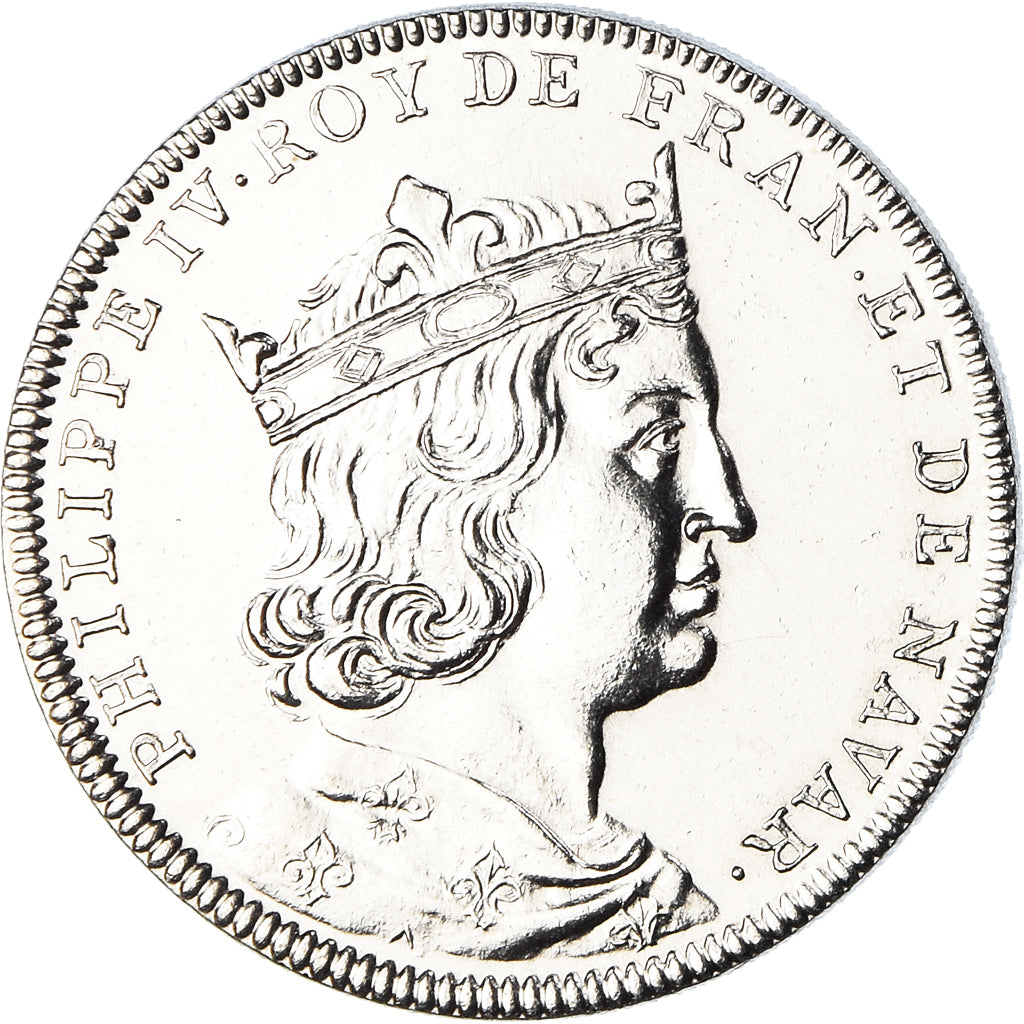 Francia, medalla, Les Rois de France, Philippe IV, History, FDC, Níquel
