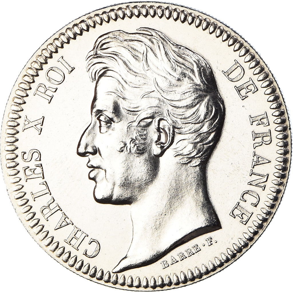 Francia, medalla, Les Rois de France, Charles X, History, FDC, Níquel