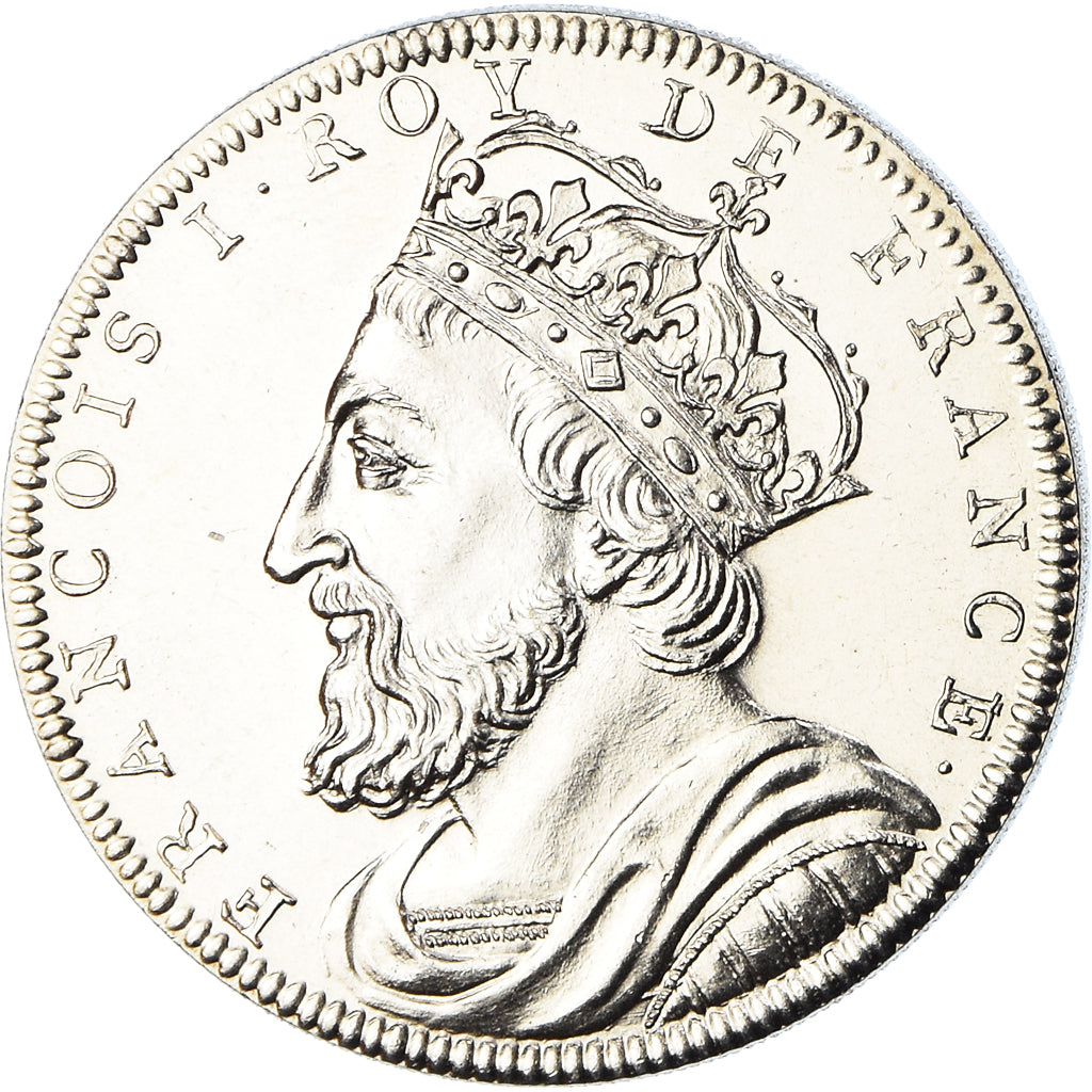 France, Medal, Les Rois de France, François Ier, History, MS(65-70), Nickel