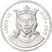 Frankrijk, Medaille, Les Rois de France, Louis VII, History, FDC, Zilver