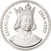 France, Medal, Les Rois de France, Charles V, History, MS(65-70), Silver