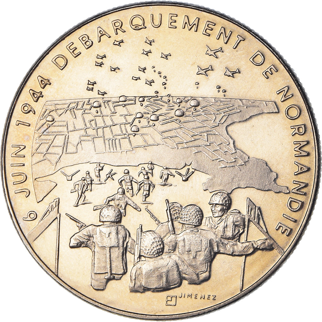 Francia, medalla, 6 Juin 1944 - Débarquement De Normandie, WAR, 1939-1945, FDC
