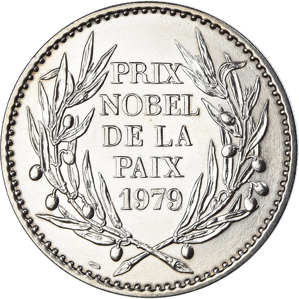 Francja, Medal, Mère Teresa, Prix Nobel de la Paix 1979, MS(65-70)