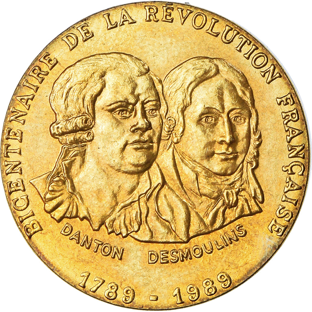 Frankreich, Medaille, Révolution Française, Danton-Desmoulin, MDP, UNZ, Copper