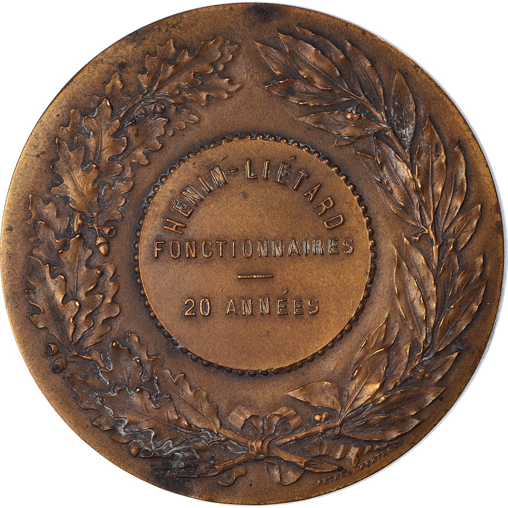 Frankreich, Medaille, Ville d'Hénin-Liétard, Fonctionnaires, Lenoir, SS+