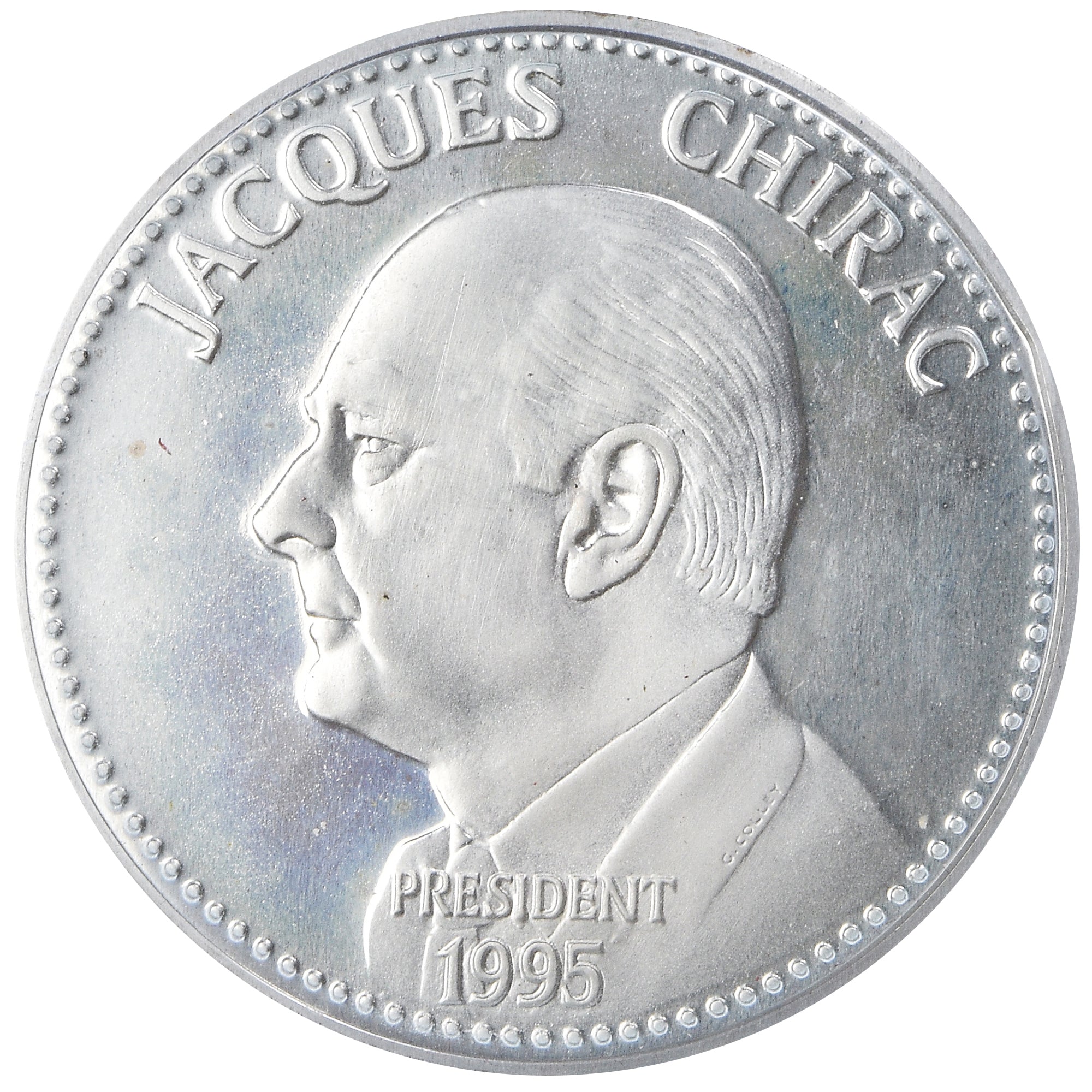 France, Medal, Jacques Chirac, Elections Présidentielles, Politics, 1995