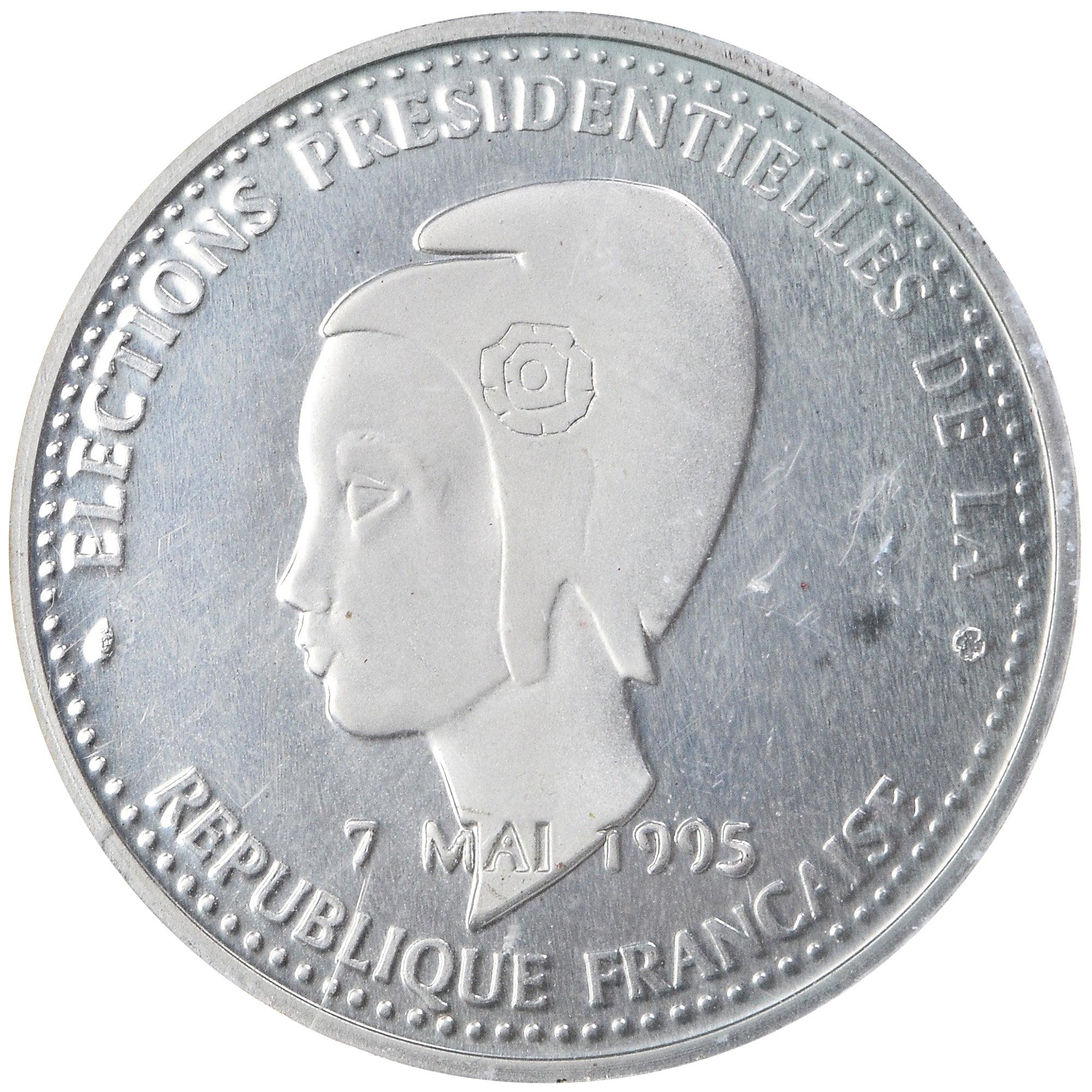 France, Medal, Jacques Chirac, Elections Présidentielles, Politics, 1995