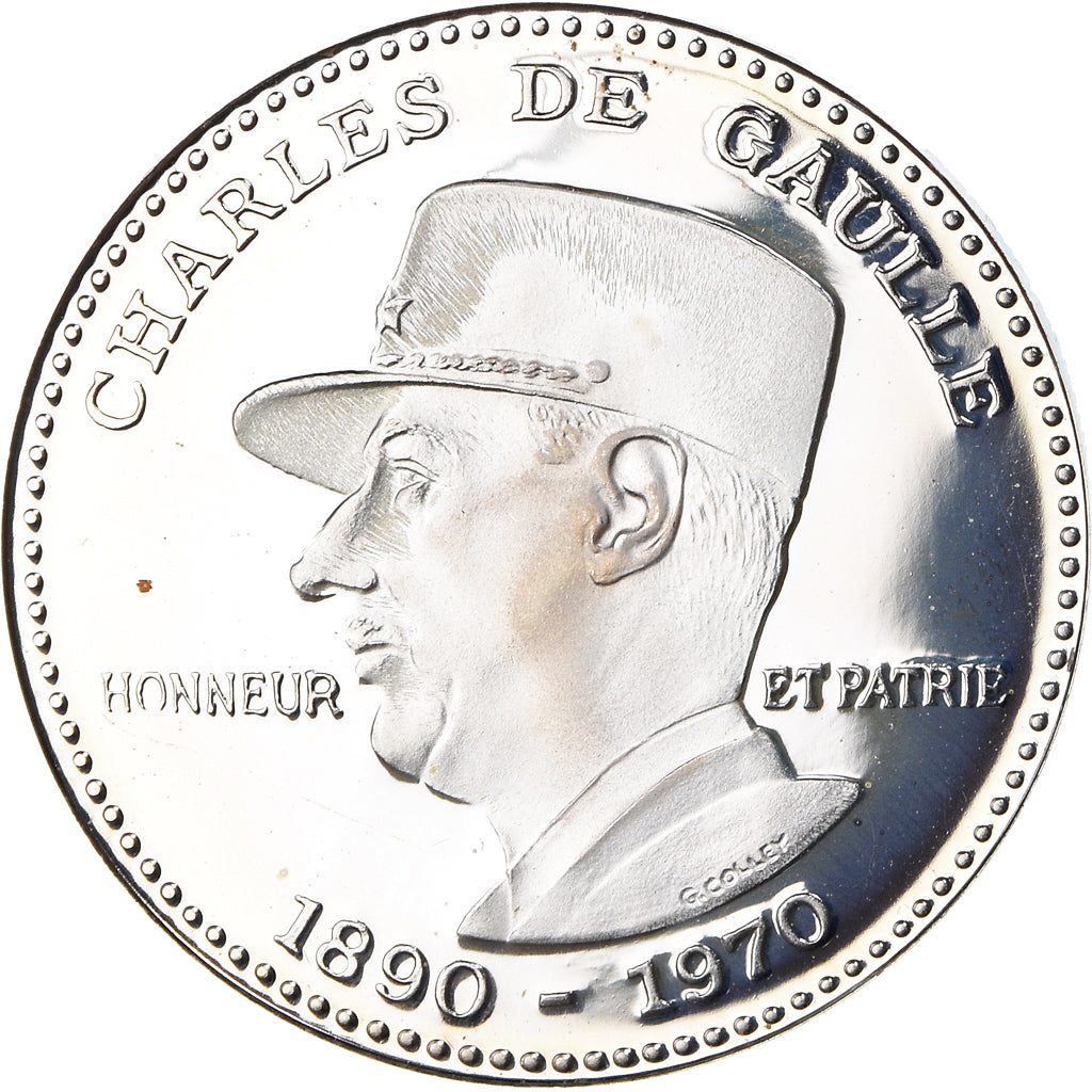 France, Medal, Cinquantenaire de La Libération, De Gaulle, Politics, 1994