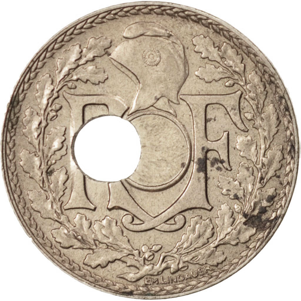 Monnaie, France, Lindauer, 10 Centimes, 1921, TTB+, Copper-nickel, KM:866a