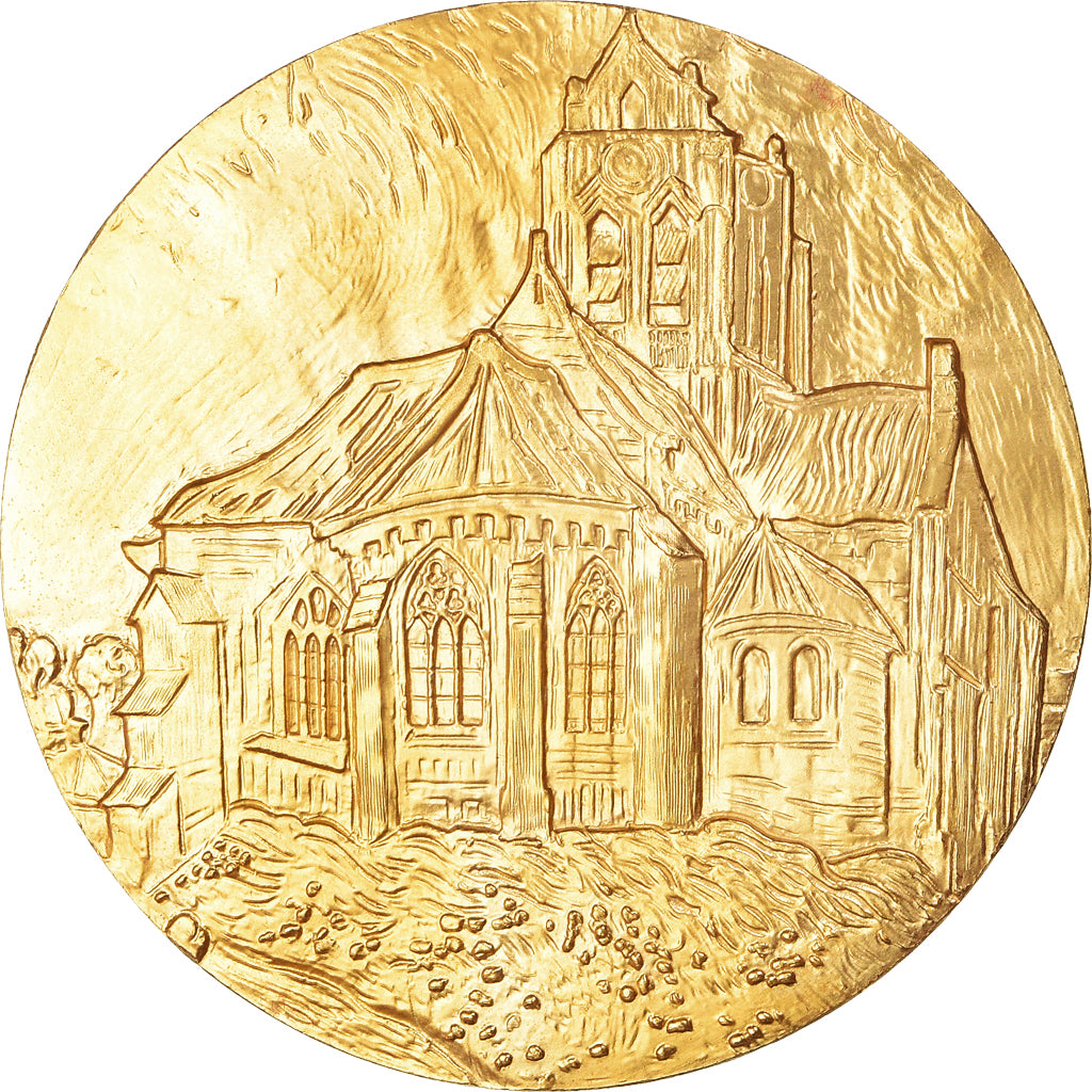 França, Medal, Peinture, Van Gogh, L'Eglise d'Auvers, Artes e Cultura