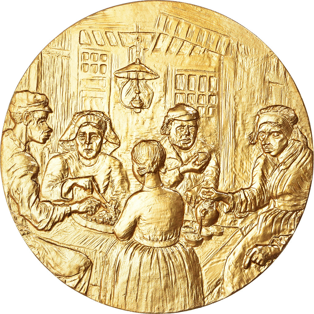 France, Médaille, Peinture, Van Gogh, Les Mangeurs de Pommes de Terre, Arts &