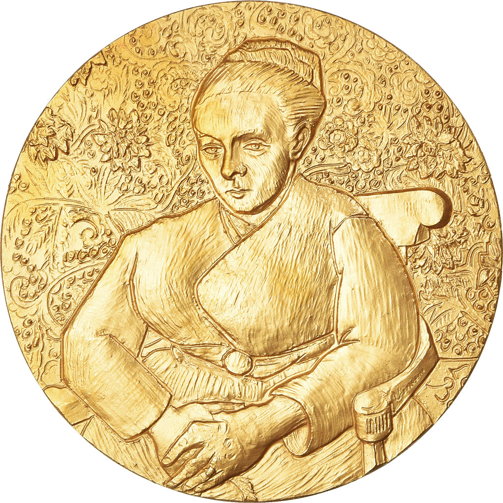 Francia, medaglia, Peinture, Van Gogh, La Berceuse, Arts & Culture, FDC, Bronzo