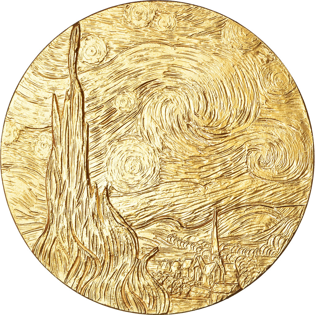 França, Medal, Peinture, Van Gogh, Nuit Etoilée, Artes e Cultura, MS(65-70)
