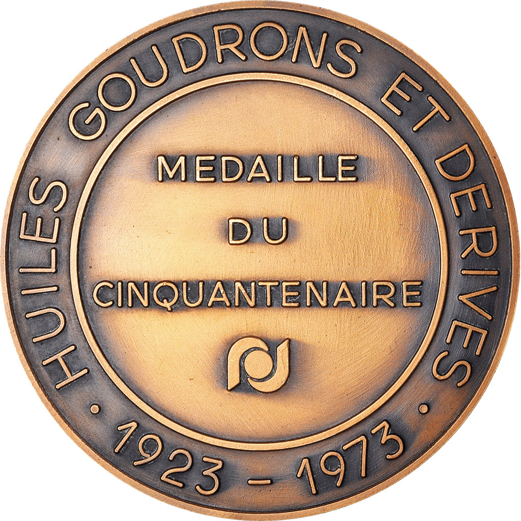 Frankreich, Medaille, Huiles, Goudrons et Dérives, Cinquantenaire, Business &