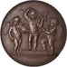 Frankreich, Medaille, Putti, Musique, Lagrange, VZ+, Bronze