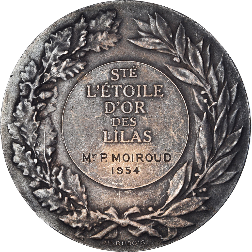 Francia, medaglia, Société l'Etoile d'Or des Lilas, Business & industry, 1954