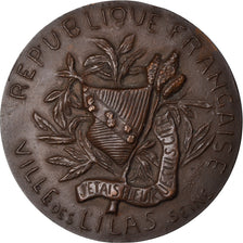 Francia, medaglia, Ville des Lilas, Seine, SPL-, Bronzo